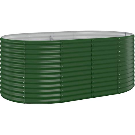 Maison Exclusive - Hochbeet Verzinkter Stahl 175x100x68 cm Grün (1/5)