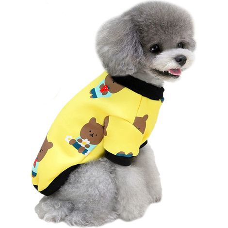 Warm clothes for pets in autumn and winter Dog sweatshirts (Little Bear, L) (1/5)