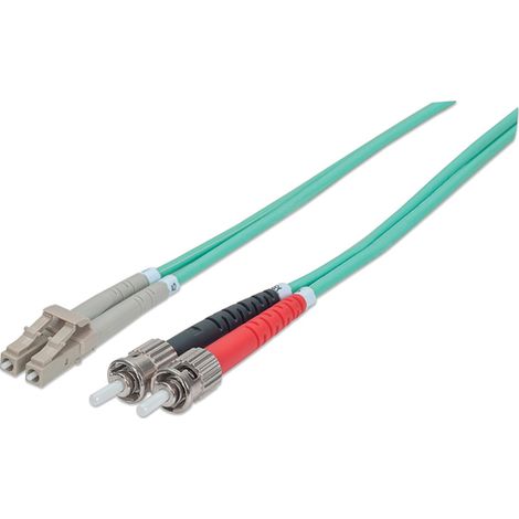 Cavo in fibra ottica InfiniBand 2m ST LC Aqua Intellinet 751001 (1/5)