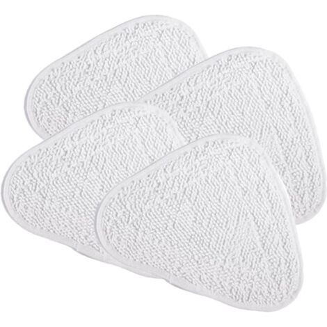 4 pièces Chiffons pour nettoyeur vapeur - Convient pour o-cedar/vileda 100 - Recharge - Nettoyeur vapeur de remplacement - Tampon de vadrouille en microfibre - Recharge de vadrouille