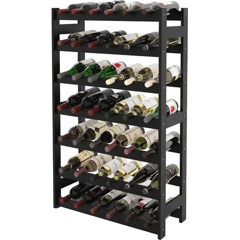 Walnut Wine Bottle Holder - Horizontal Rack, 1 Bottle (1/5)