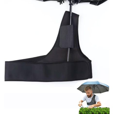 Sangle de Support de Parapluie Mains Porte-parapluie Mains Libres Porte-parapluie De Pluie Portable Mains Libres s'adapte à la Plupart des parapluies pliants (A) (1/5)