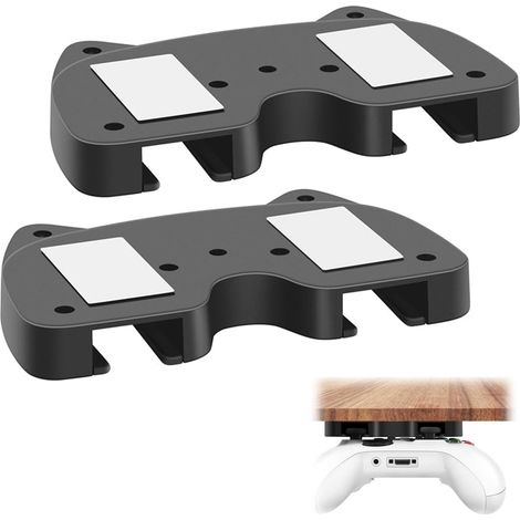 Controller mounts for under-desk mounting for PS5, horizontal table mount for PS game controllers, under-desk mount for PS4/PS5 controllers, accessories--DTEKGAZ
