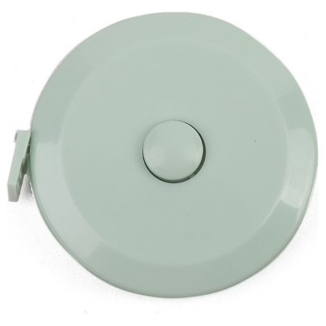 Cinta métrica elástica, adecuada para perder peso, coser, cortar y confeccionar prendas de vestir (verde, 1 rollo por paquete). (1/5)