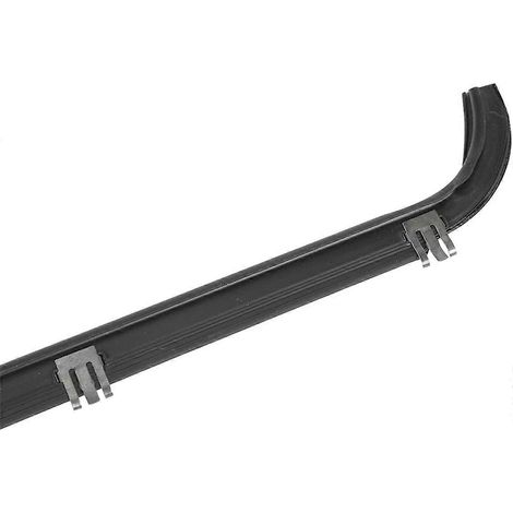 jeu de joints d'étanchéité pour vitres de portières intérieures et extérieures de voiture, noir (1/5)