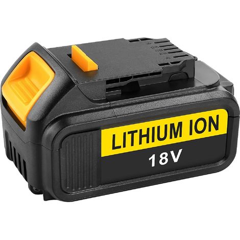 18V 5.0Ah Lithium-ION Batterie pour DeWalt 18V DCB184 DCB200 DCB182 DCB180 DCB181 DCB201 (1/5)