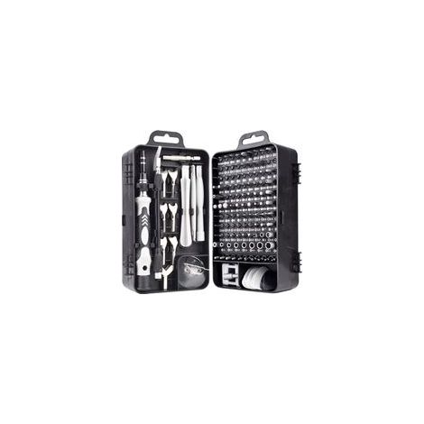 135 en 1 Kit Tournevis de Précision, Mini Tournevis Precision Magnétique Outils de Réparation avec Tapis de MéMoire MagnéTique pour Réparer MacBook, PC, iPhone, Lunettes, Ordinateur, Montres (1/5)
