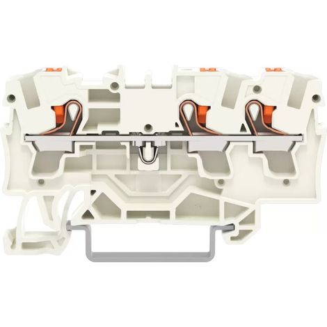 borne de connexion WAGO 2204-1309 3 pôles 4 mm² 50 pièces