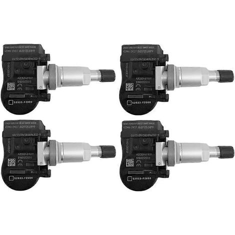 4 capteurs de pression de pneus TPMS pour voiture 52933-F2000 52933-D4100 pour Hyundai Kona Elantra 2016-2019 52933F2000 (1/5)