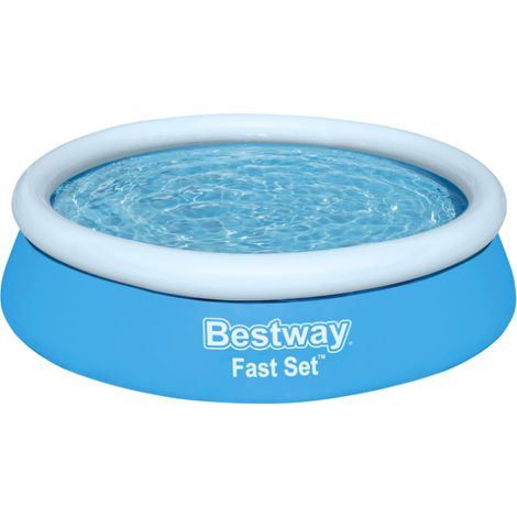 Bestway Piscine gonflable ronde Bestway Fast Set 183 x 51 cm bleu