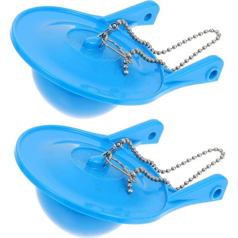 Clapet de Toilette 3 Pouces en Pvc Bleu (1/5)