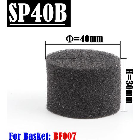 (SP40-Noir-Q50) 50 éponges hydroponiques de qualité supérieure pour la culture hors-sol de fleurs et de légumes en intérieur, pour la culture hydroponique en panier. (1/4)