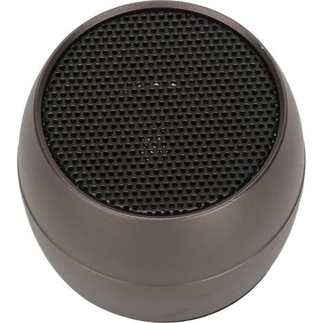Mini enceinte Bluetooth étanche IP67, chargement USB, micro intégré, portable et sans fil, idéale pour la douche, la maison ou la voiture (gris foncé). (1/4)
