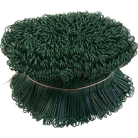 Unión metálico 1,6x140mm 1000 unidades./Pck,13cm l,verde