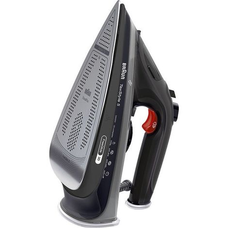 Plancha de Vapor Braun TexStyle 5 SI 5088 BK 2800W Suela SuperCeramic (1/5)