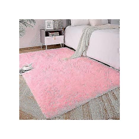Weiche, flauschige Teppiche für Schlafzimmer, Kinderzimmer, Plüsch-Zotteliger Kinderzimmerteppich