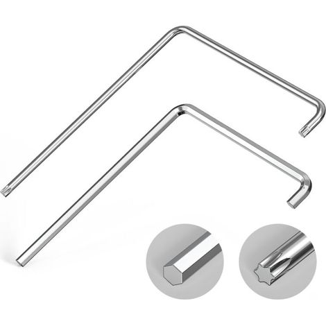 2 outils de réglage de fenêtre 4 mm TX15 59CrV4 en acier pour la rénovation domiciliaire (1/5)