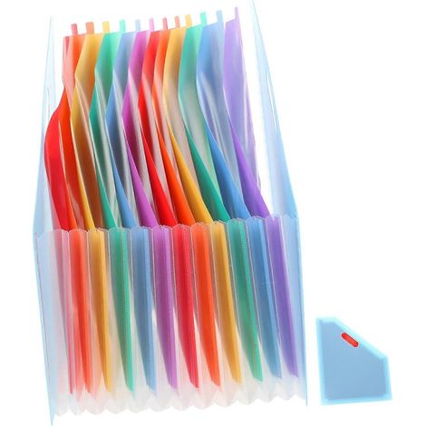 Organiseur de dossiers extensible grande capacité rangement papiers et fournitures de bureau (1/5)
