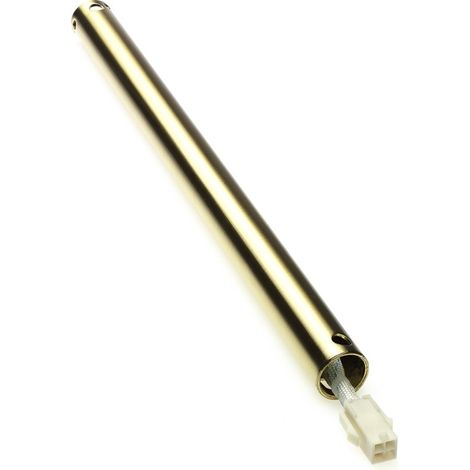 Ceiling fan extension rod Satin Brass, Various lengths