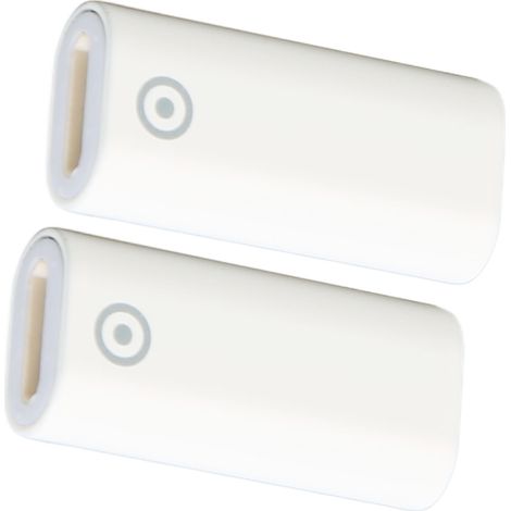 Kompakter USB-C-auf-Lightning-Ladeadapter für Apple Pencil, 2 Stück (1/5)