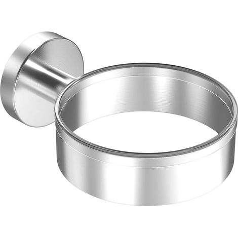 Support Pour Sèche-Cheveux - Ouverture Universelle - Capacité De Charge Jusqu'à 3 Kg - Blanc - 9 x 10,5 x 5 cm (1/5)