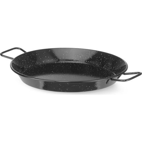 Padella smaltata con due manici, diametro 340 x 50 mm