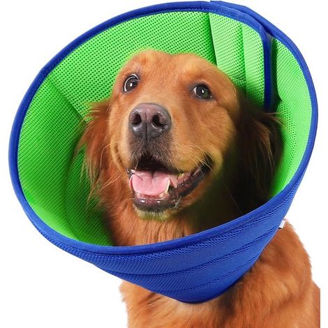 Geeignet für die postoperative Genesung Weicher Halskragen für Hunde Verstellbarer Genesungskragen für Hunde und Katzen Haustierkragen 8 (1/5)