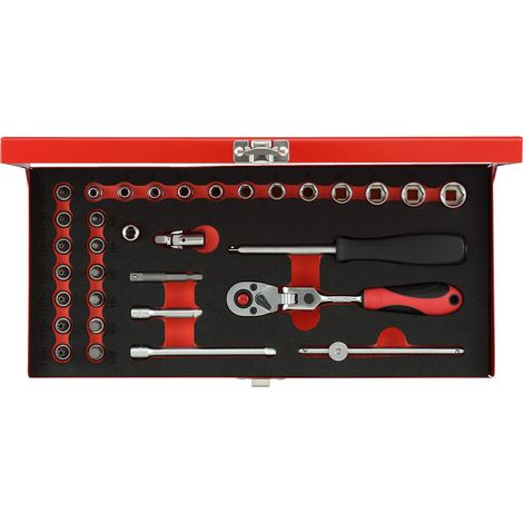 GEDORE red R49044033 Steckschlüssel-Satz 1/4" 4-13mm 33-teilig (1/5)