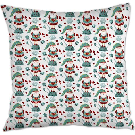 Housse de coussin 45x45 cm carrée facile d'entretien pour couple mère père famille amis amoureux animaux de compagnie (1/5)