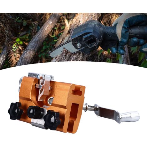 Affûteuse de chaîne manuelle portable, outil pour chaîne domestique, clip de chaîne, affûteuse de chaîne (1/5)