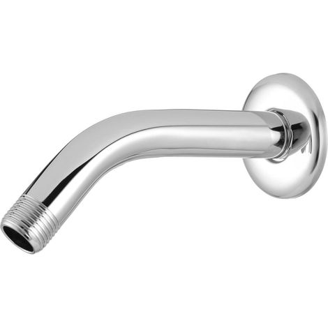 Duscharm Verlängerung 15cm Edelstahl Wandmontage für Regendusche Chrom (1/5)
