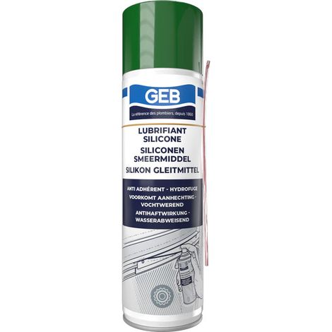 Lubricante antiadherente GEB 100% silicona en aerosol 650 500 ml (1/4)
