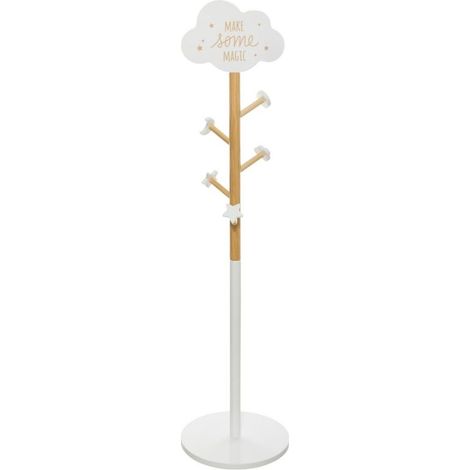 Porte-Manteau Enfant "Nuage" 135cm Blanc (1/3)