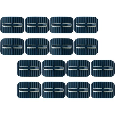Attaches auto-adhésives antidérapantes en PP pour sacs poubelle (1/5)