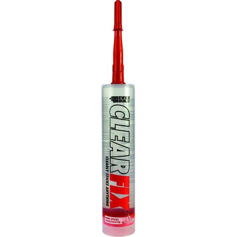 Everbuild CLEARFIX3 Clear Fix Hybrid Polymer Adhesive - C3, 290ml