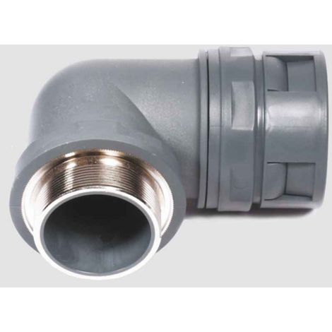 HELU 920250 HSSV 90° MG M Schlauchverschraubung Grau M20  90° 1 St.