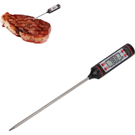 Thermomètre de cuisine, thermomètre pour barbecue et cuisson, thermomètre alimentaire, stylo thermomètre pour liquides (1/5)