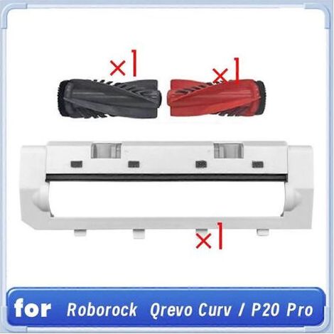 Hauptbürstenabdeckung und 1 Hauptbürste für Roborock Qrevo Curv / P20 Pro Staubsauger (Ersatzteil) (1/5)