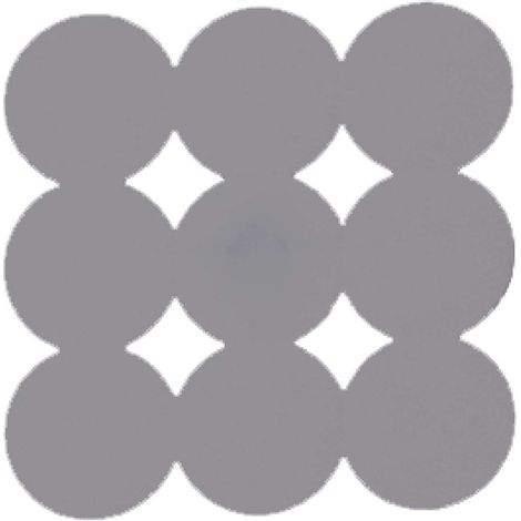 GEDY 9855550830 Antideslizante 55X55 cm Gris - ref: 9855550830