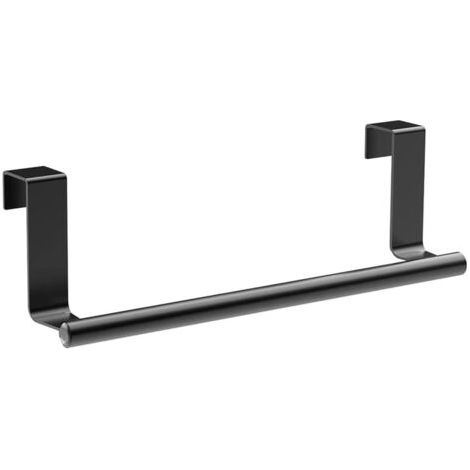 Porte Torchons, 23 cm Porte Torchons, Porte Serviettes à Suspendre, Porte Torchons Cuisine, Noir (1/5)