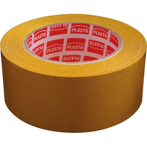 Double Face Toilé - P353 Crème 25m x 50mm