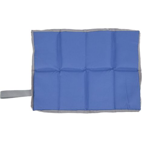 Dickes, dreilagiges, wasserdichtes Picknickkissen, blau, für den Außenbereich (1/5)