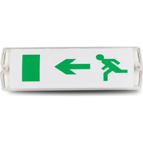 Eclairages de Sécurité à Led, Classe de Protection : IP20, Panneau d'indication de Sortie / de Secours, Lumineux (1/4)