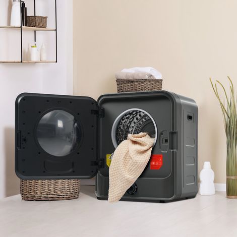 Sèche-linge - DREAMMESPACE - 3kg - 830W - Montage mural - Protection contre la surchauffe - Gris - Classe E