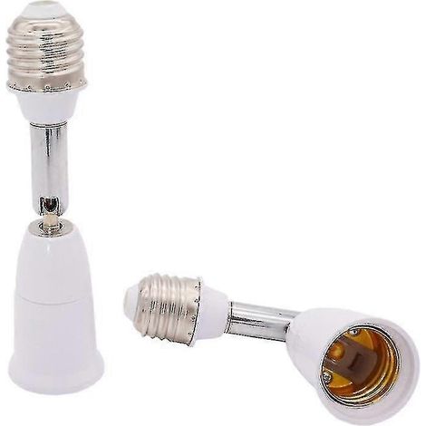 Adaptateur de douille E27, rallonge de douille standard E27 vers E27, rallonge d'ampoule, support de lampe (1/4)