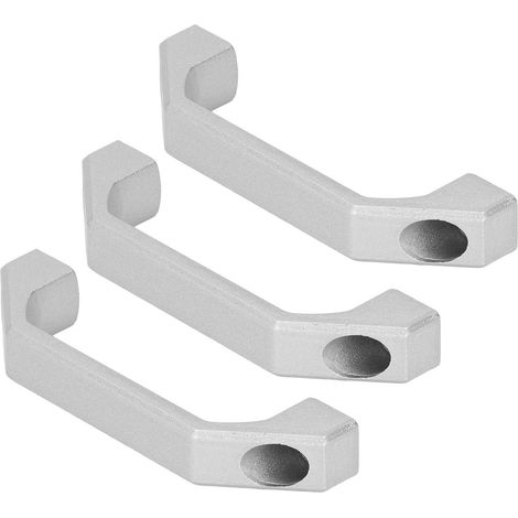 Poignée de meuble aluminium 3 pièces, tirage de placard et porte, distance entre trous 100mm, quincaillerie moderne pour maison (1/5)