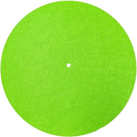 Tapis de platine vinyle audiophile en feutre de 3 mm, anti-vibrations et antistatique.