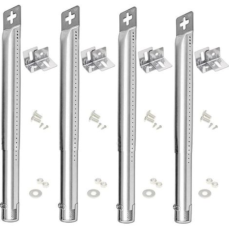 Universal Burner 31-45 cm Spare Parts for Gas Grill, Stainless Steel Burner Spare Parts for BBQ