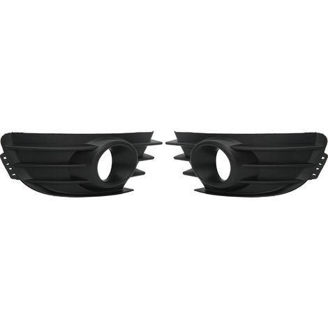 SJLERST 1 Paire de Couvercles de Calandre Antibrouillard, Calandre de Pare-chocs Avant Antibrouillard Noir pour Citroen C4 2004‑2008