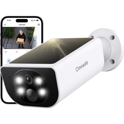 2K 3MP Camera Surveillance WiFi Exterieure sans Fil Solaire, IP65 (1/5)